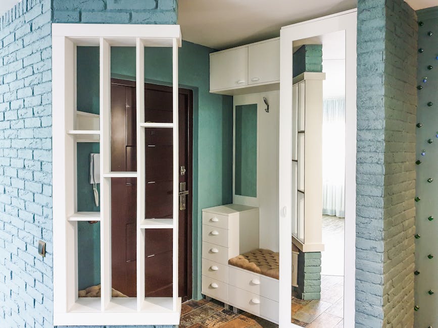 cozy entryway with clever storage solutions