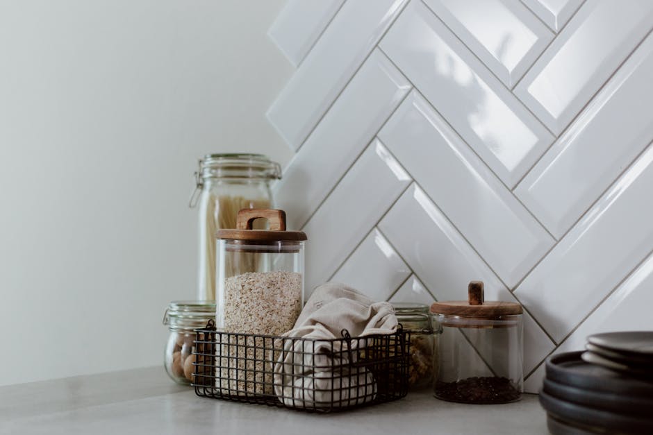 modern kitchen pantry organization