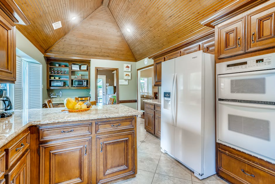 functional kitchen layout with island and ample storage