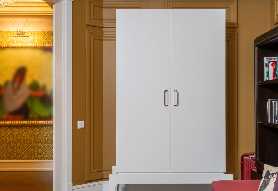 scandinavian interior design minimalist wardrobe storage