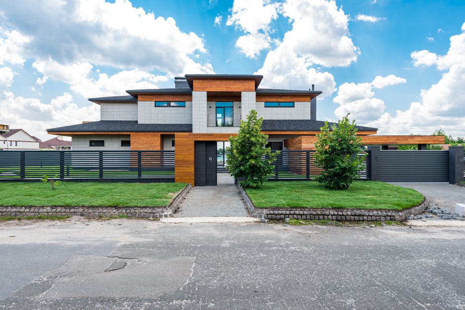 modern family home exterior