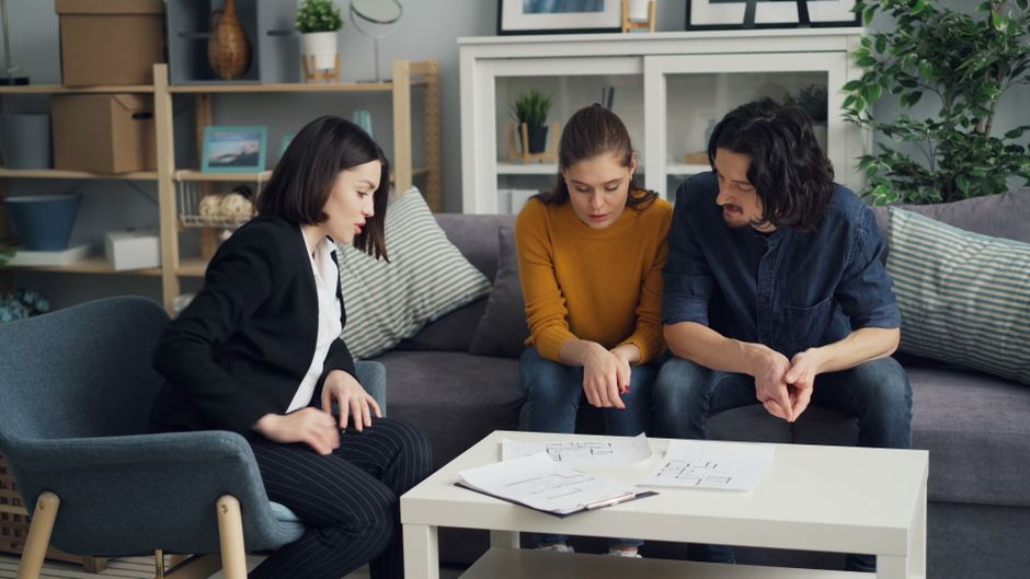 modern minimalist home financial planning family